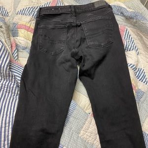 American Eagle Black Ripped Skinny Jeans
